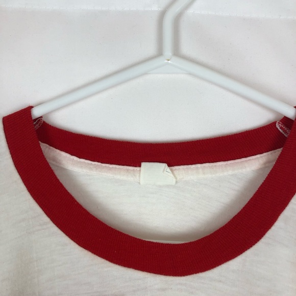 Vintage 70s Ringer t shirt - Picture 4 of 8